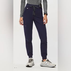 Figs Navy Blue Zamora Scrub Joggers - Small, Tall